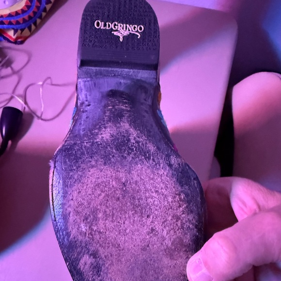 Old Gringo Colorful Embroidered Heeled Boots - Picture 8 of 8